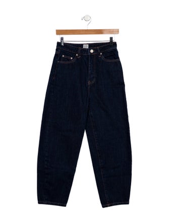 TOTEME High-Rise Straight Leg Jeans