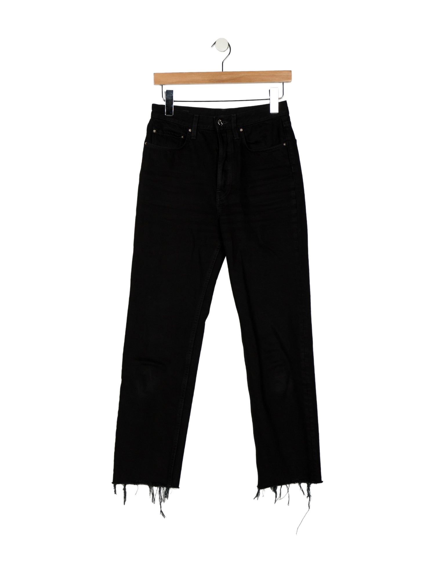 TOTEME High-Rise Straight Leg Jeans