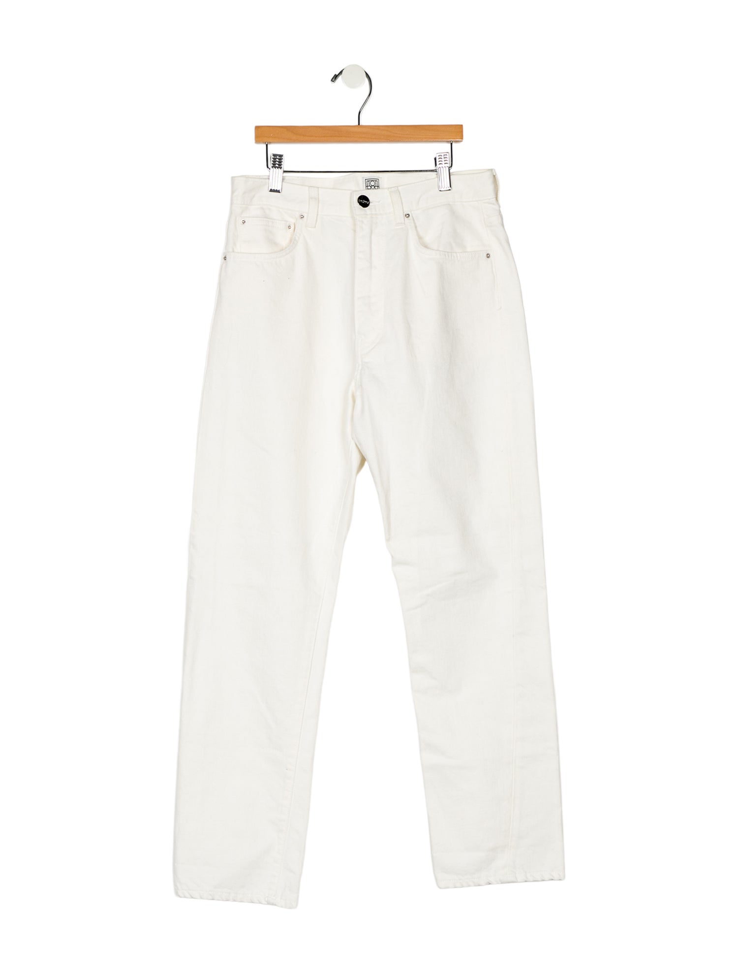 TOTEME High-Rise Straight Leg Jeans