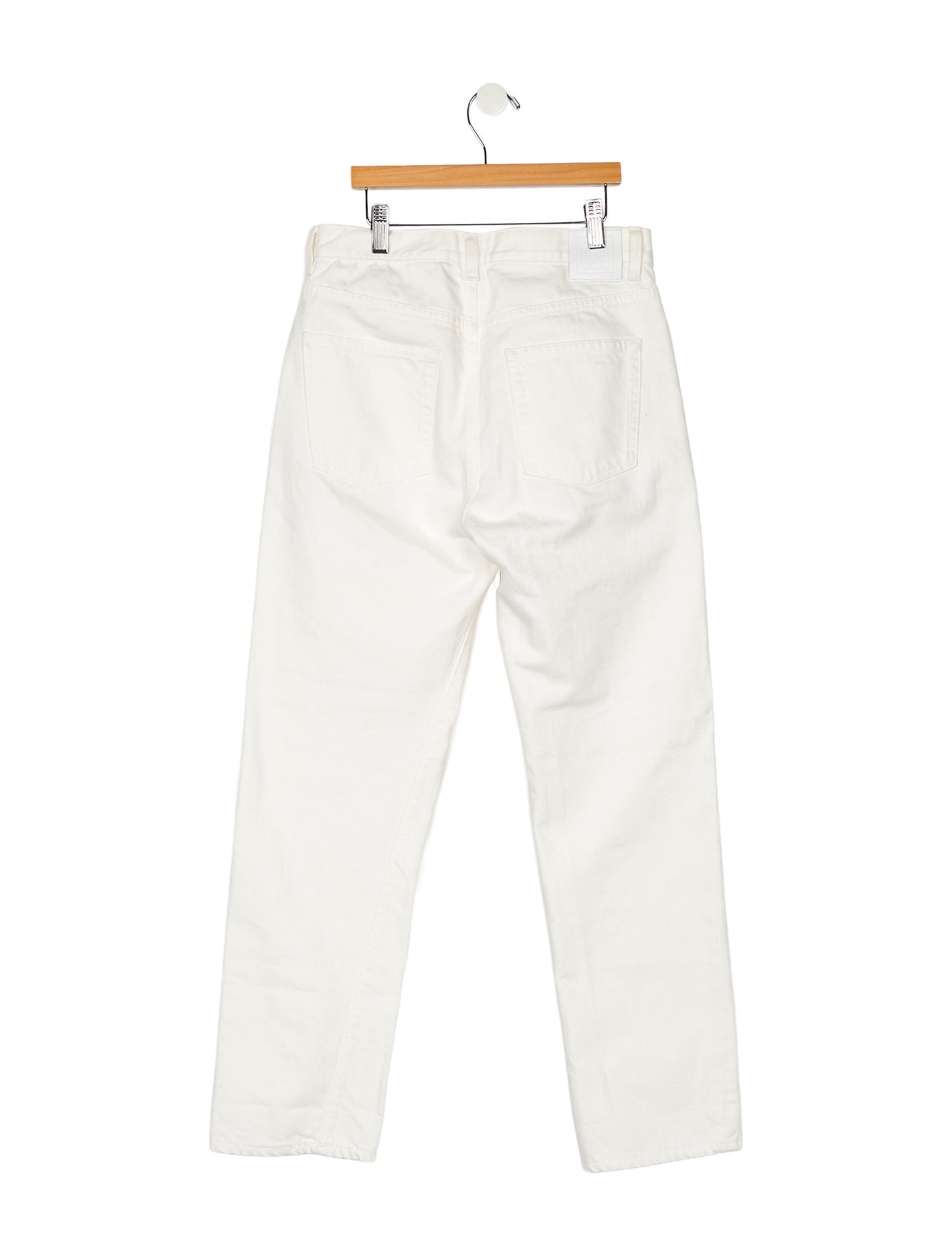 TOTEME High-Rise Straight Leg Jeans