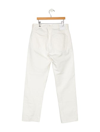 TOTEME High-Rise Straight Leg Jeans