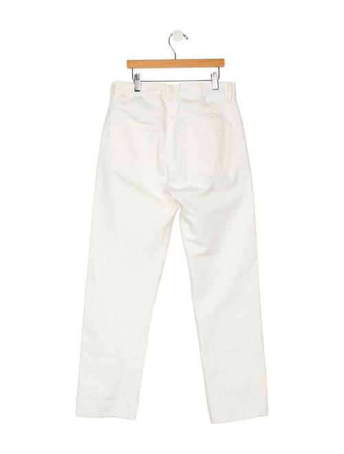 TOTEME High-Rise Straight Leg Jeans