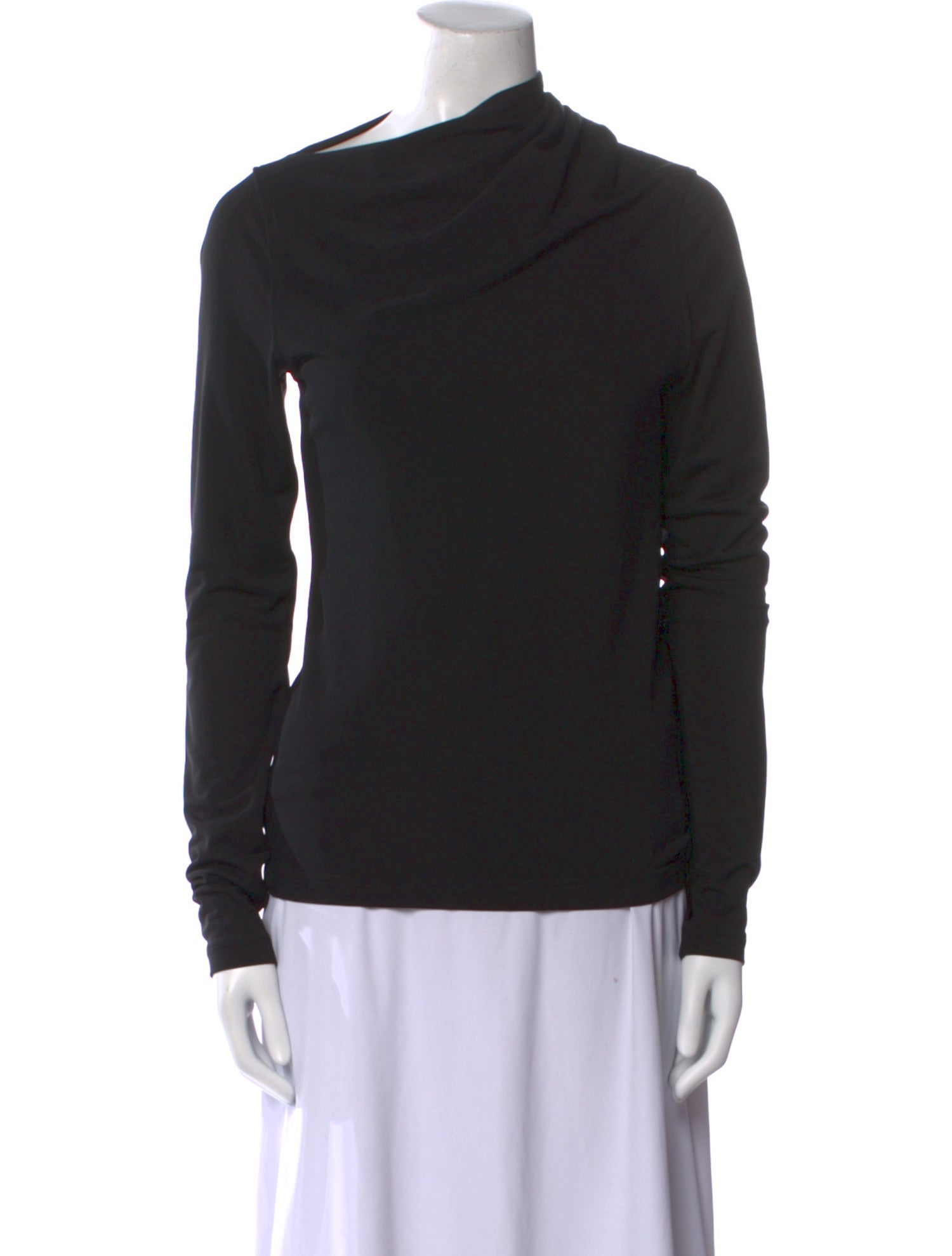 TOTEME Cowl Neck Long Sleeve Top
