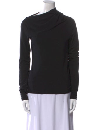 TOTEME Cowl Neck Long Sleeve Top