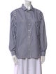 TOTEME Signature Stripe Long Sleeve Striped Button-Up Top