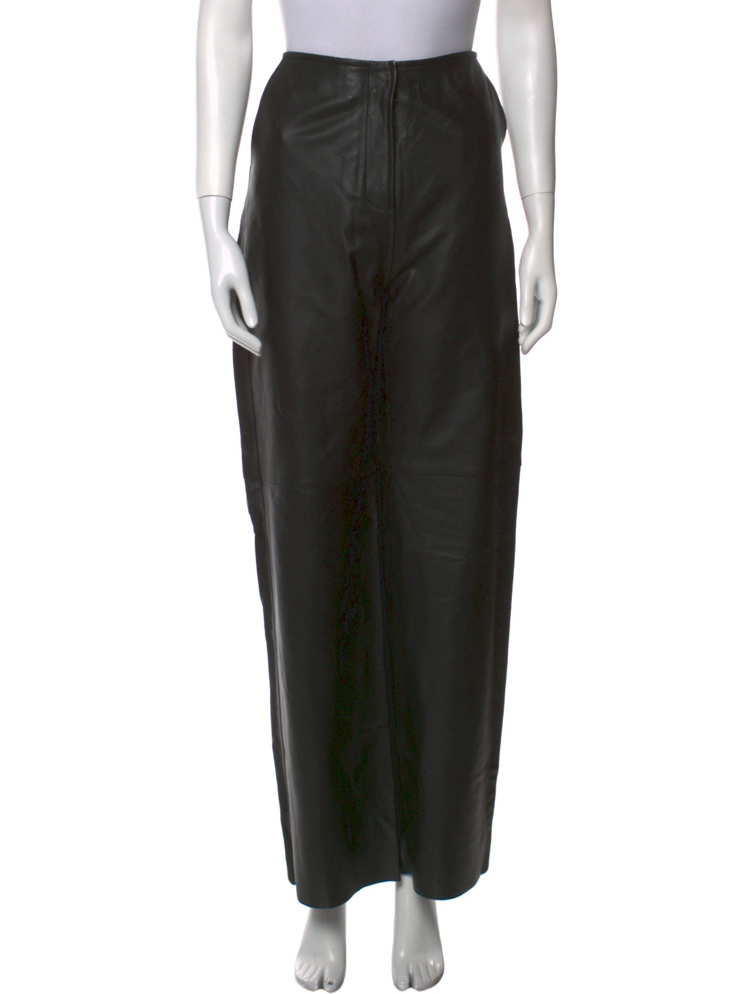 TOTEME Leather Wide Leg Pants