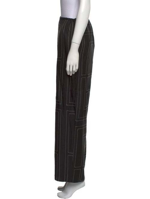 TOTEME Silk Embroidered Accent Pajamas