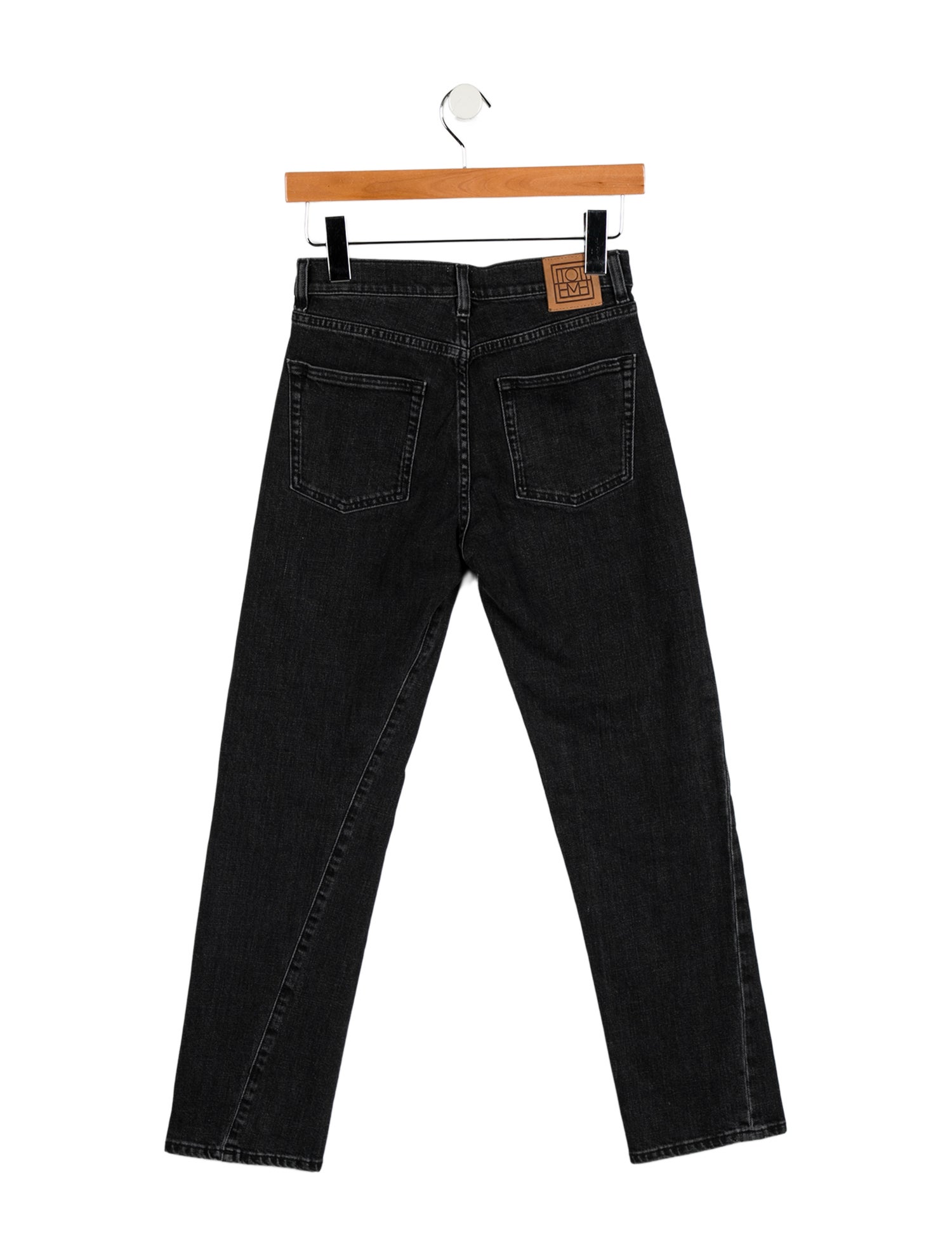 TOTEME High-Rise Straight Leg Jeans