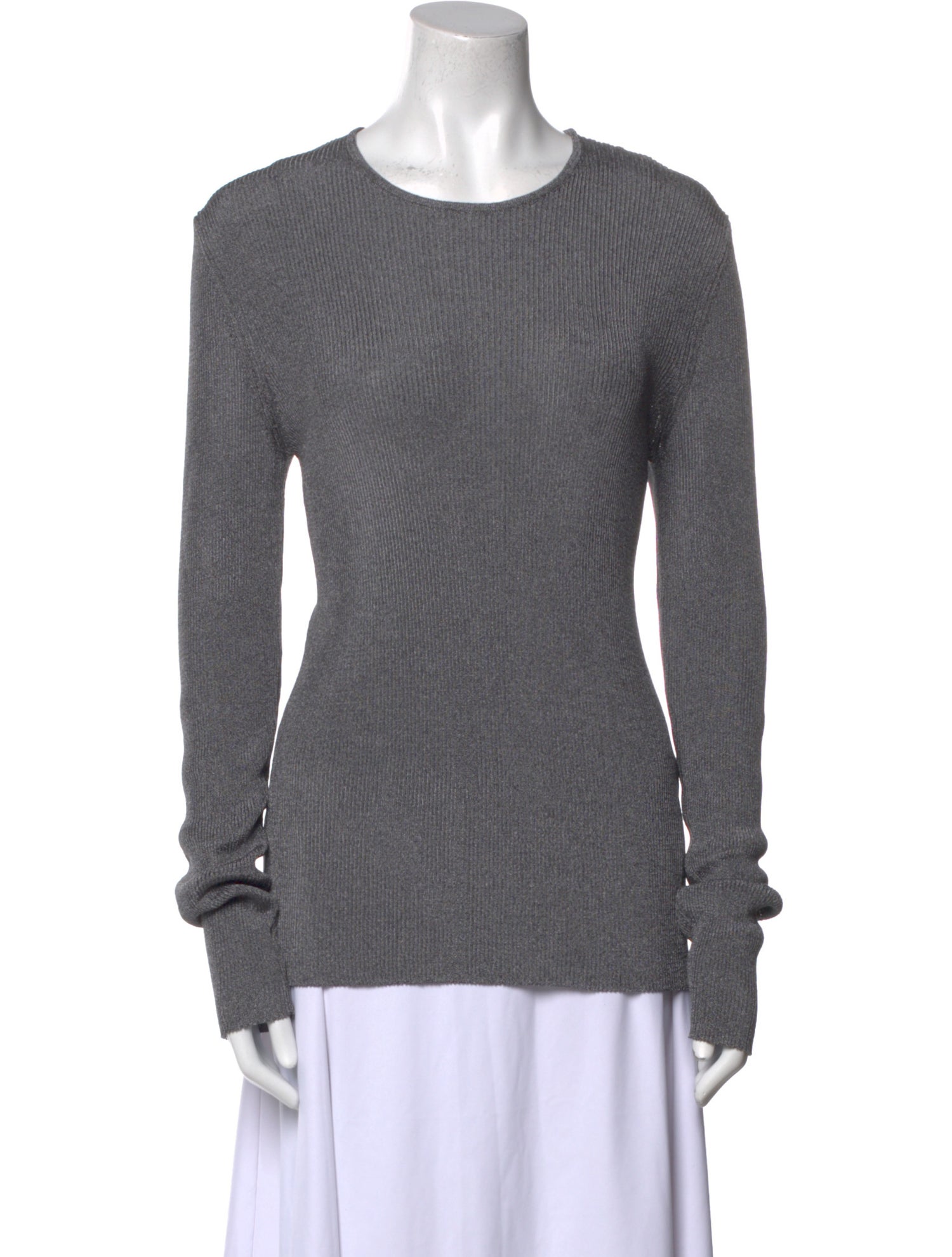 TOTEME Crew Neck Long Sleeve Top