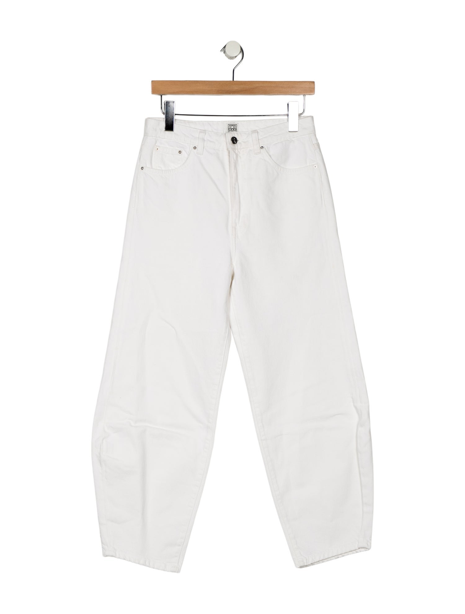 TOTEME High-Rise Straight Leg Jeans