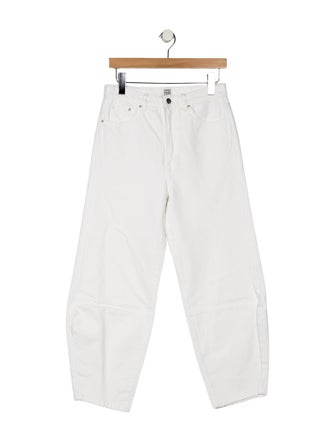 TOTEME High-Rise Straight Leg Jeans