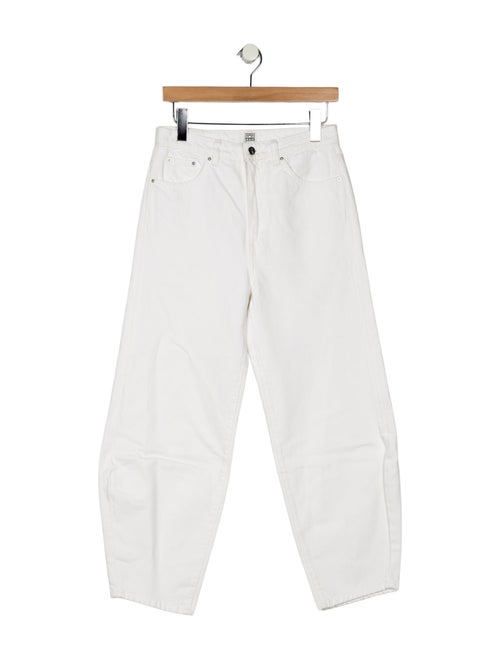 TOTEME High-Rise Straight Leg Jeans