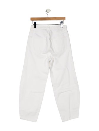 TOTEME High-Rise Straight Leg Jeans