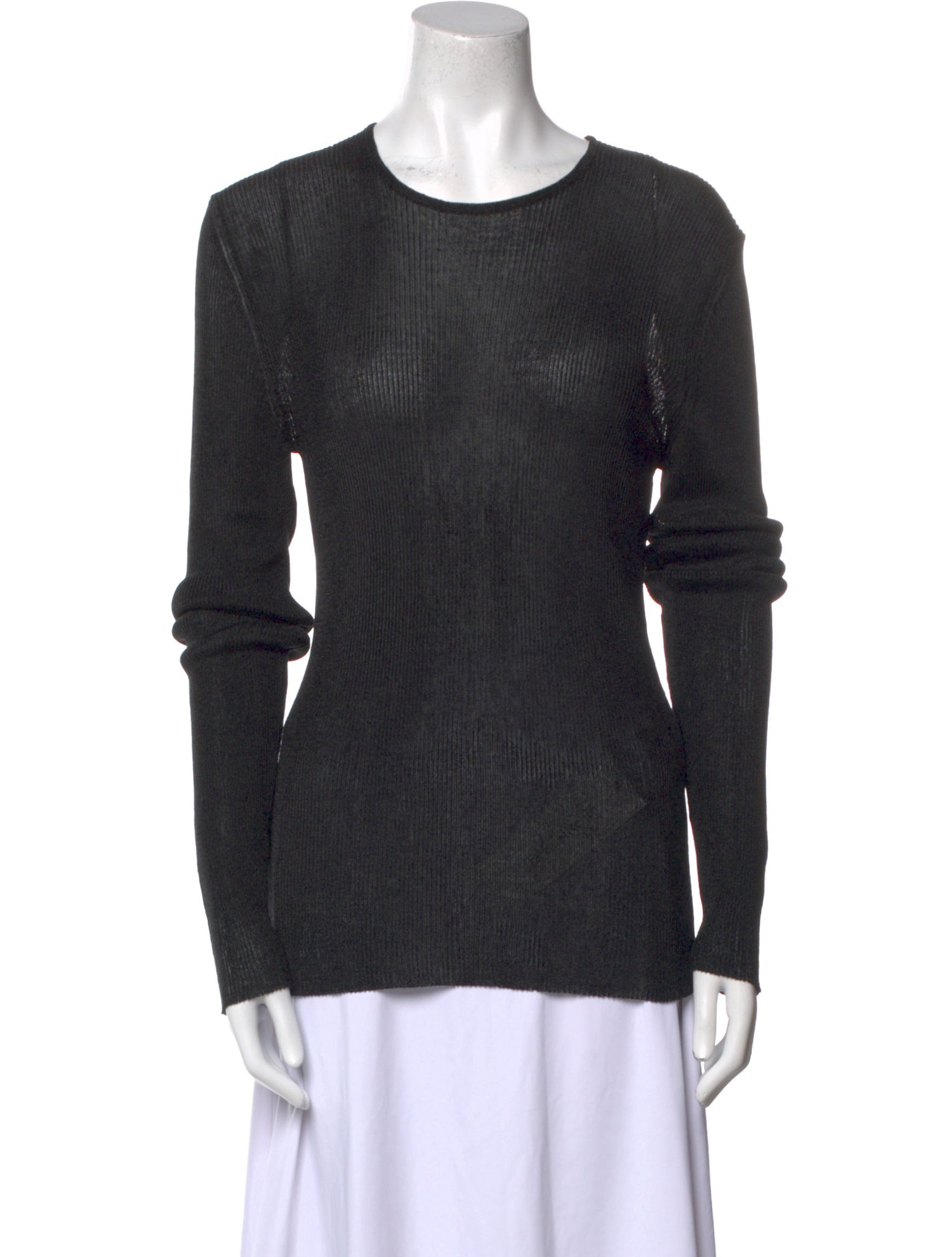 TOTEME Crew Neck Long Sleeve Top