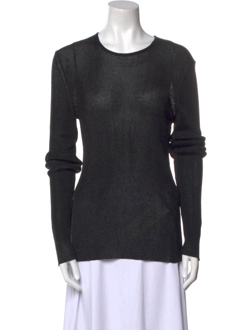 TOTEME Crew Neck Long Sleeve Top