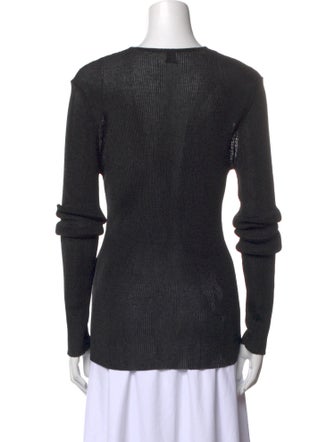 TOTEME Crew Neck Long Sleeve Top