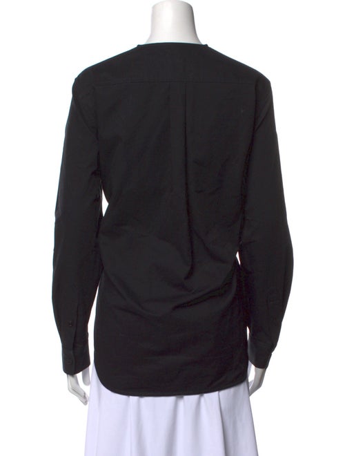 TOTEME Mock Neck Long Sleeve Sweatshirt