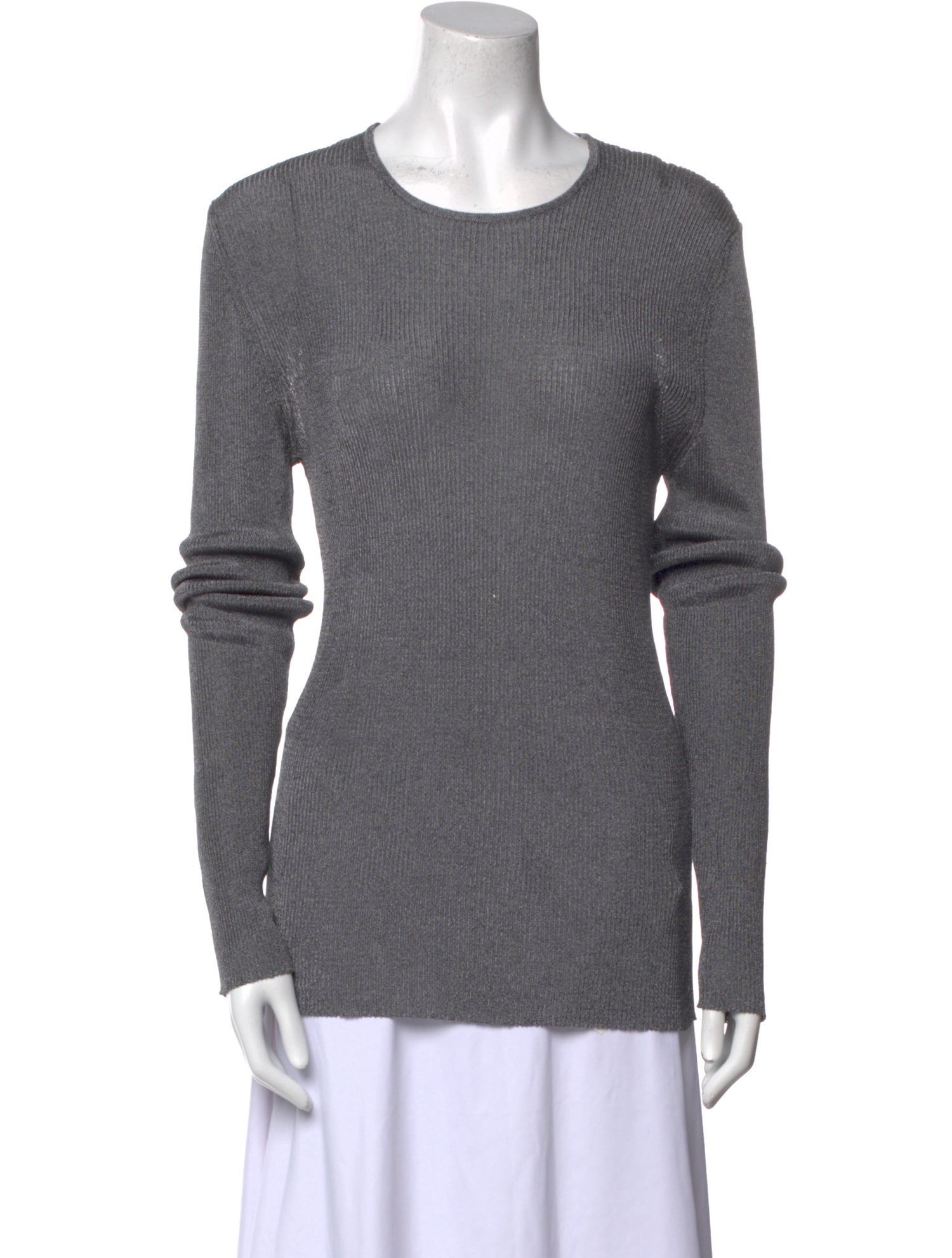 TOTEME Crew Neck Long Sleeve Top