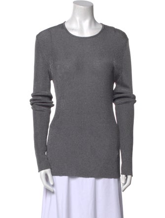 TOTEME Crew Neck Long Sleeve Top