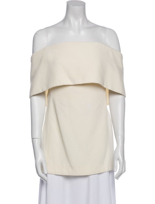 TOTEME Off-The-Shoulder Short Sleeve Tunic