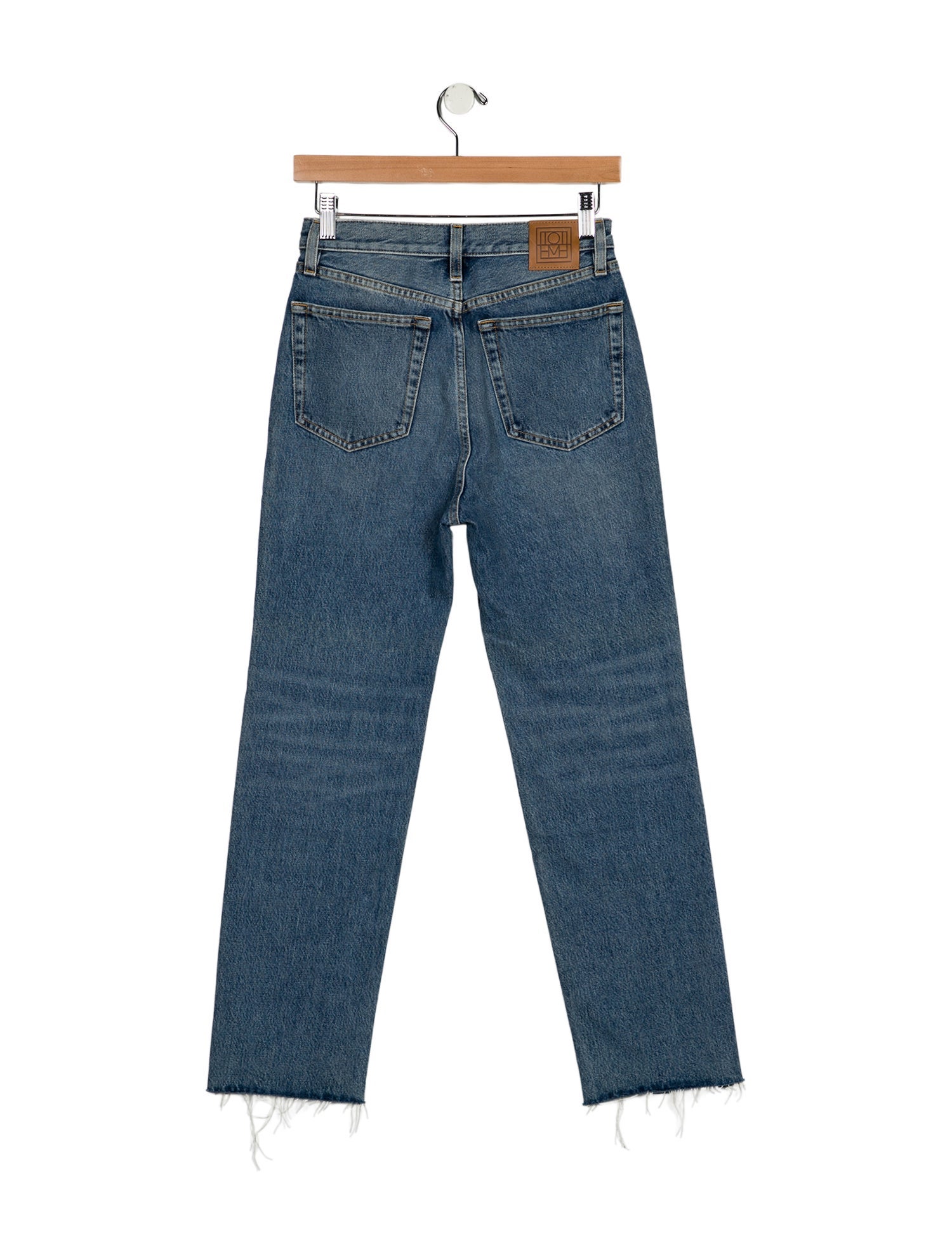 TOTEME High-Rise Straight Leg Jeans