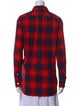 TOTEME Plaid Print Long Sleeve Button-Up Top