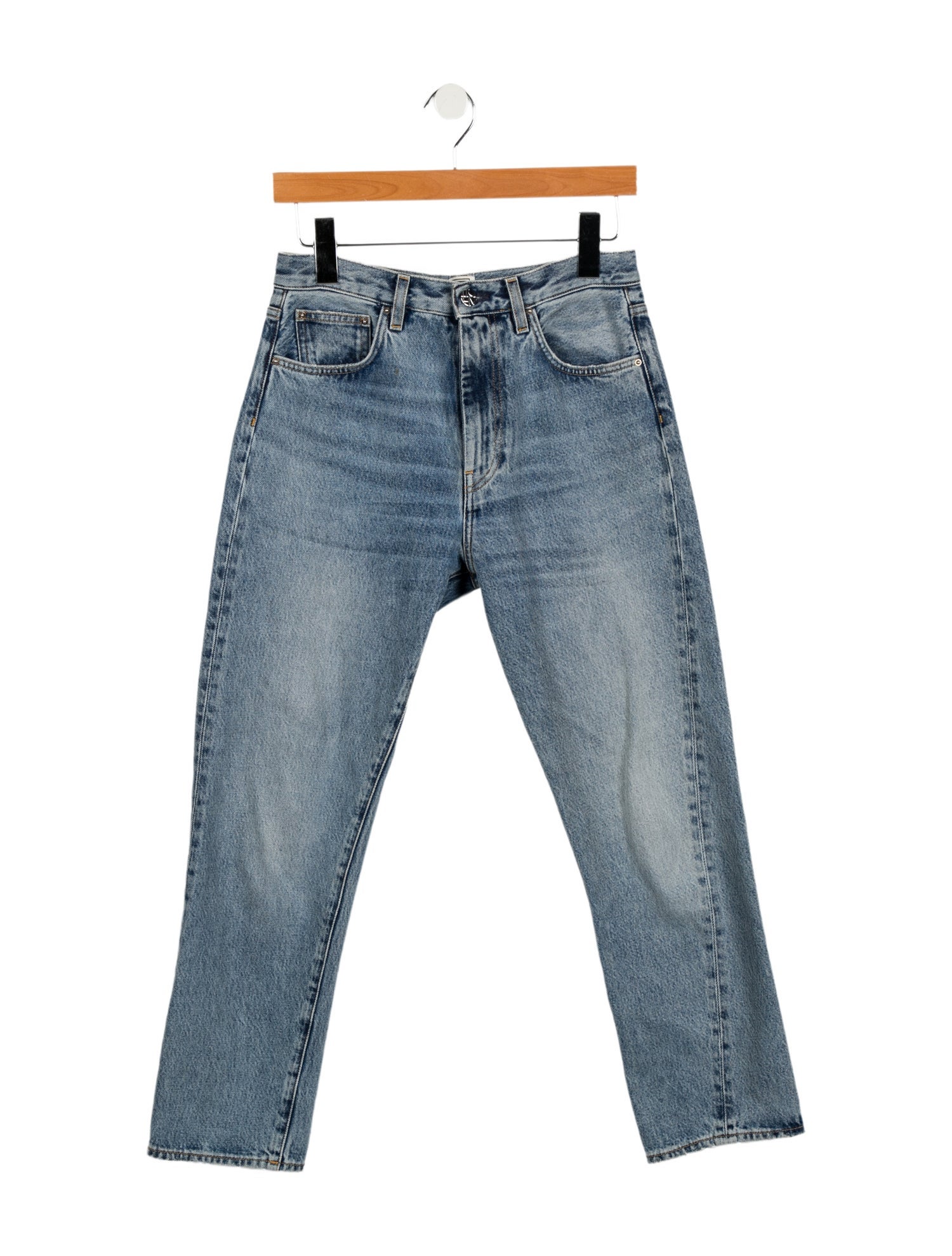 TOTEME Mid-Rise Skinny Leg Jeans