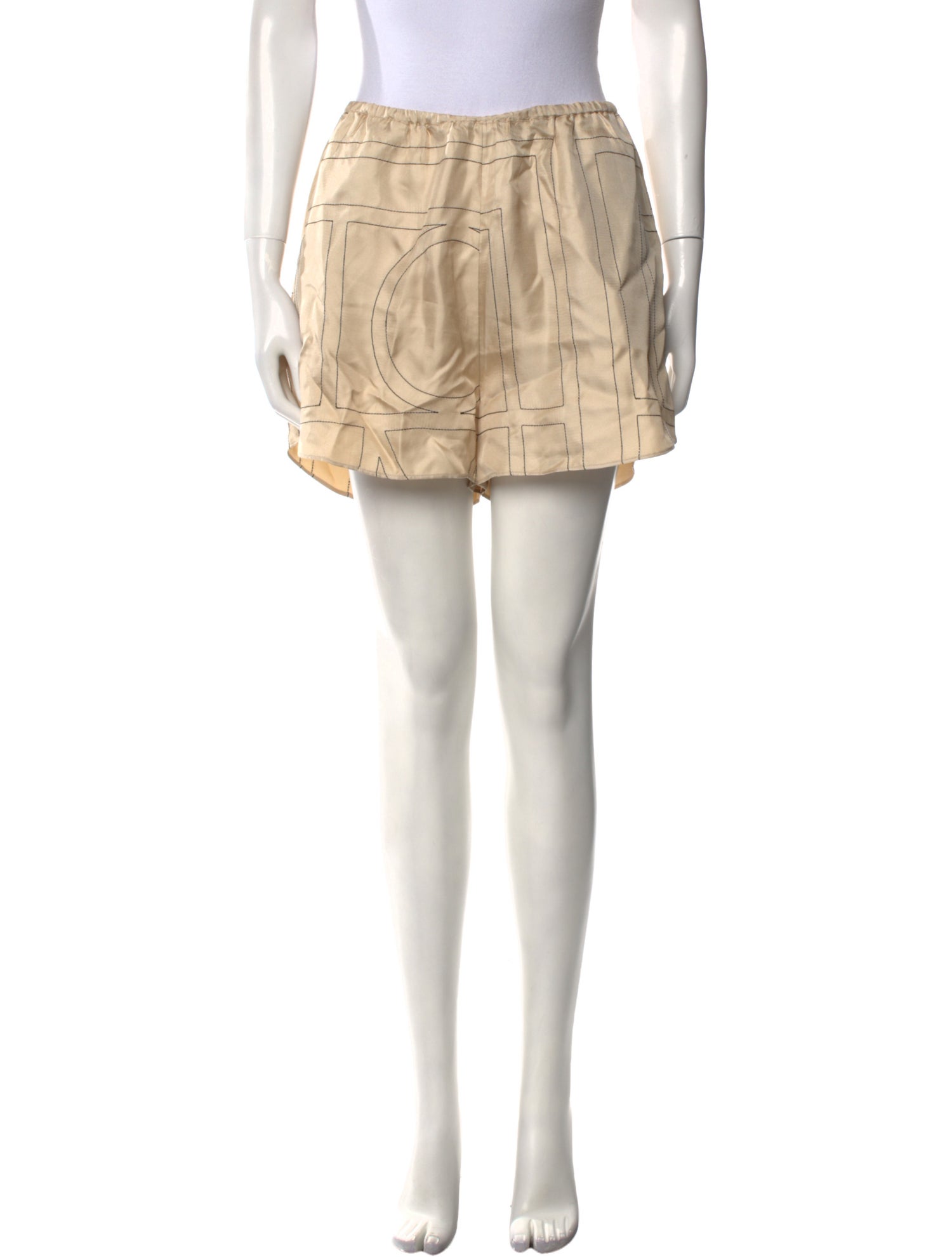 TOTEME Silk Mini Shorts