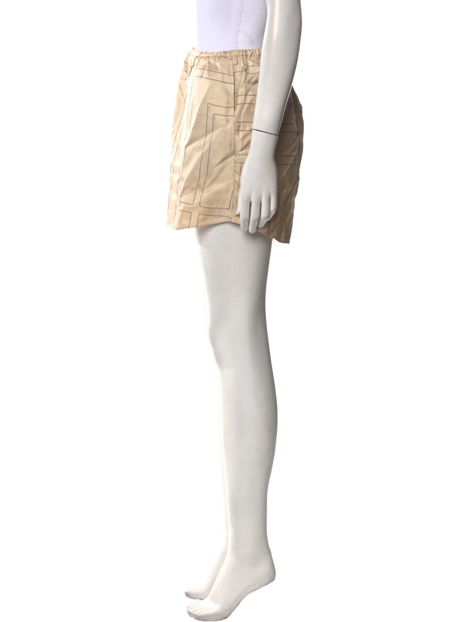 TOTEME Silk Mini Shorts