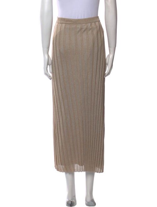 TOTEME Pleated Accents Midi Length Skirt