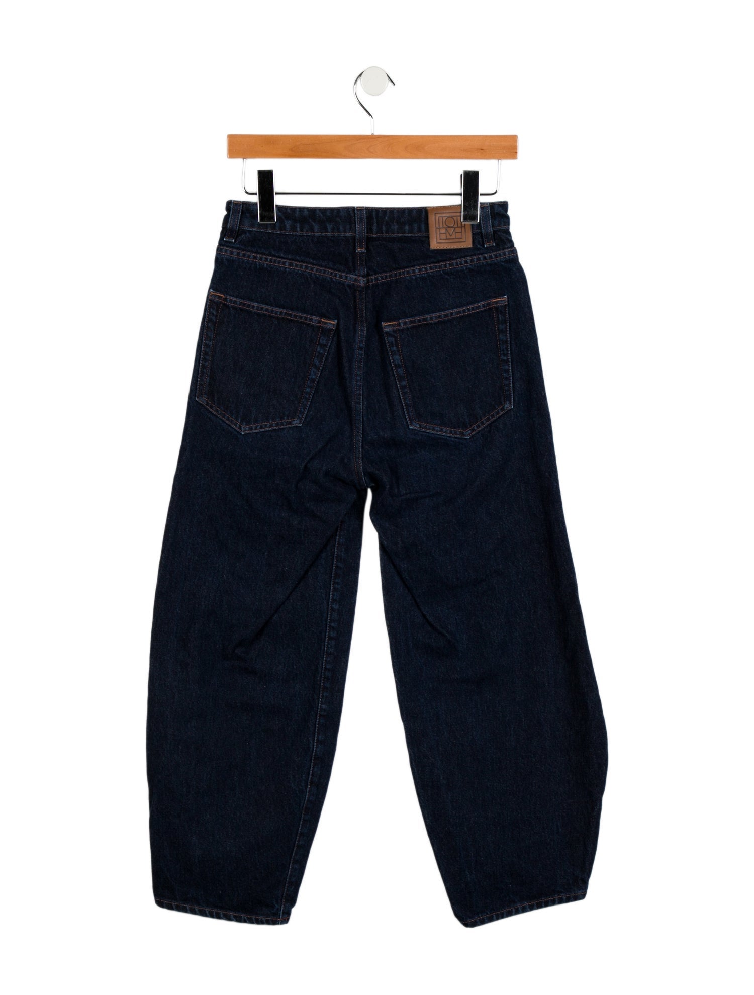 TOTEME High-Rise Straight Leg Jeans