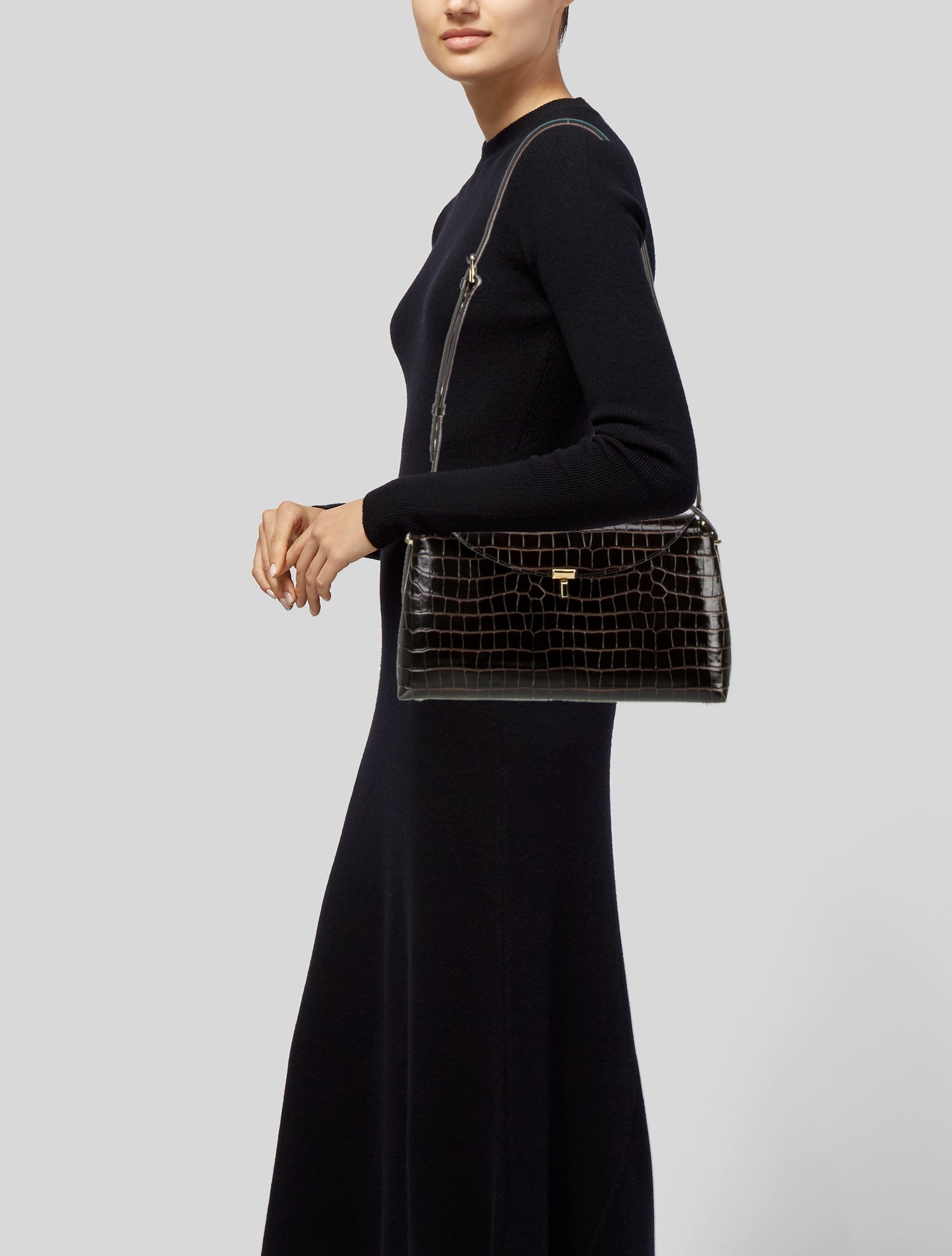 TOTEME Embossed Leather Tote