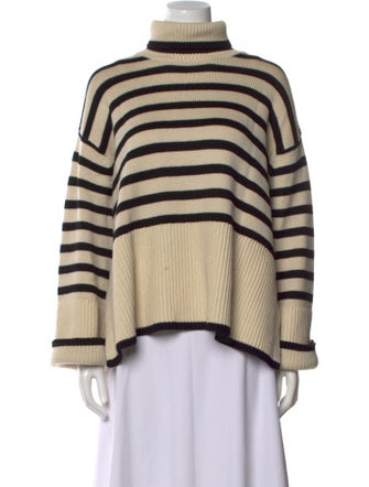 TOTEME Striped Turtleneck Sweater
