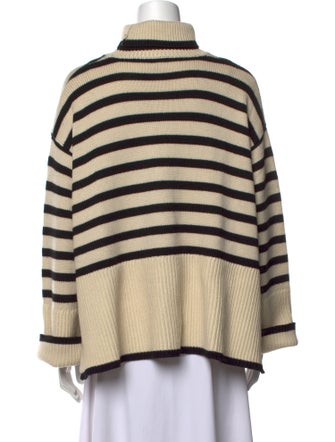 TOTEME Striped Turtleneck Sweater