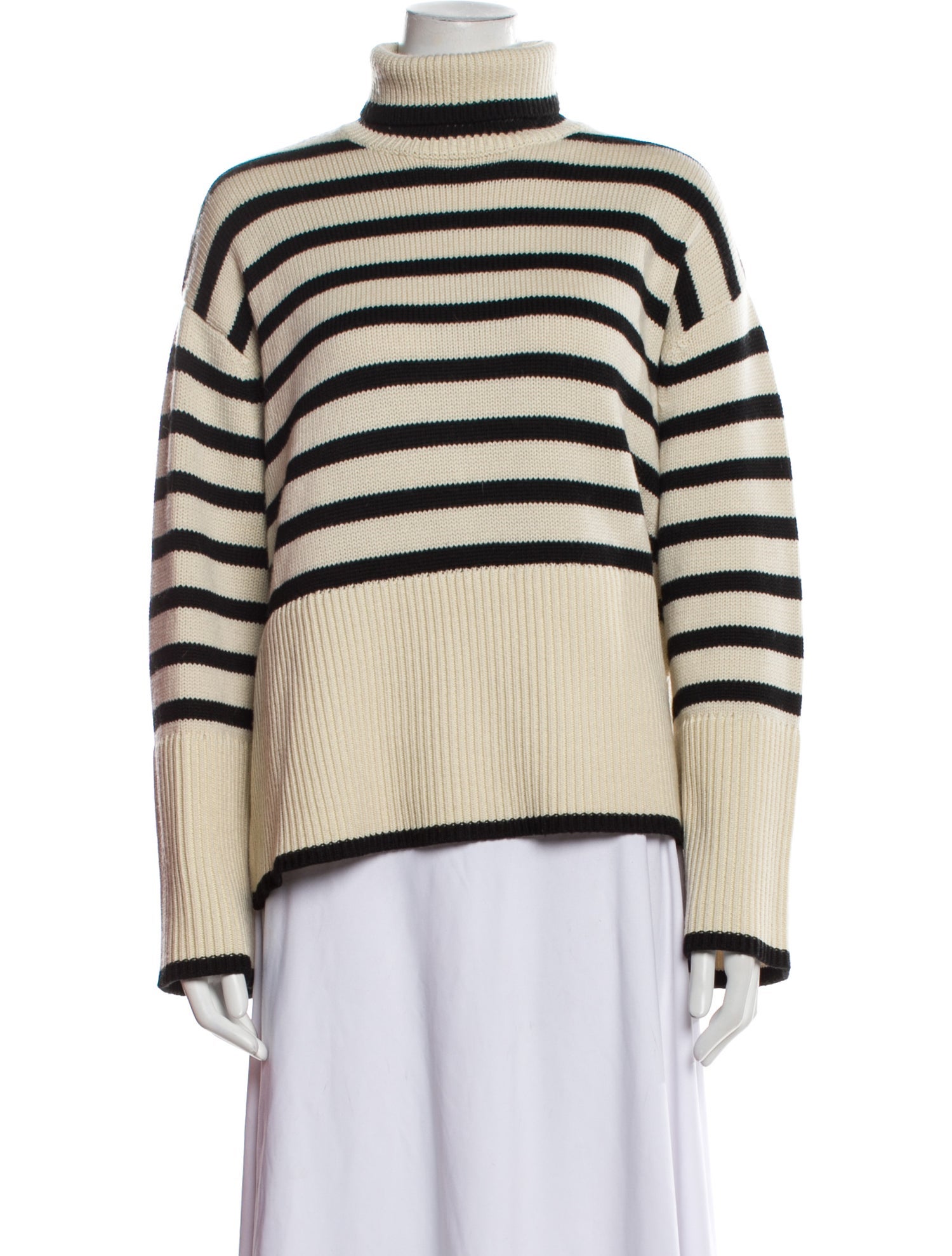 TOTEME Striped Turtleneck Sweater