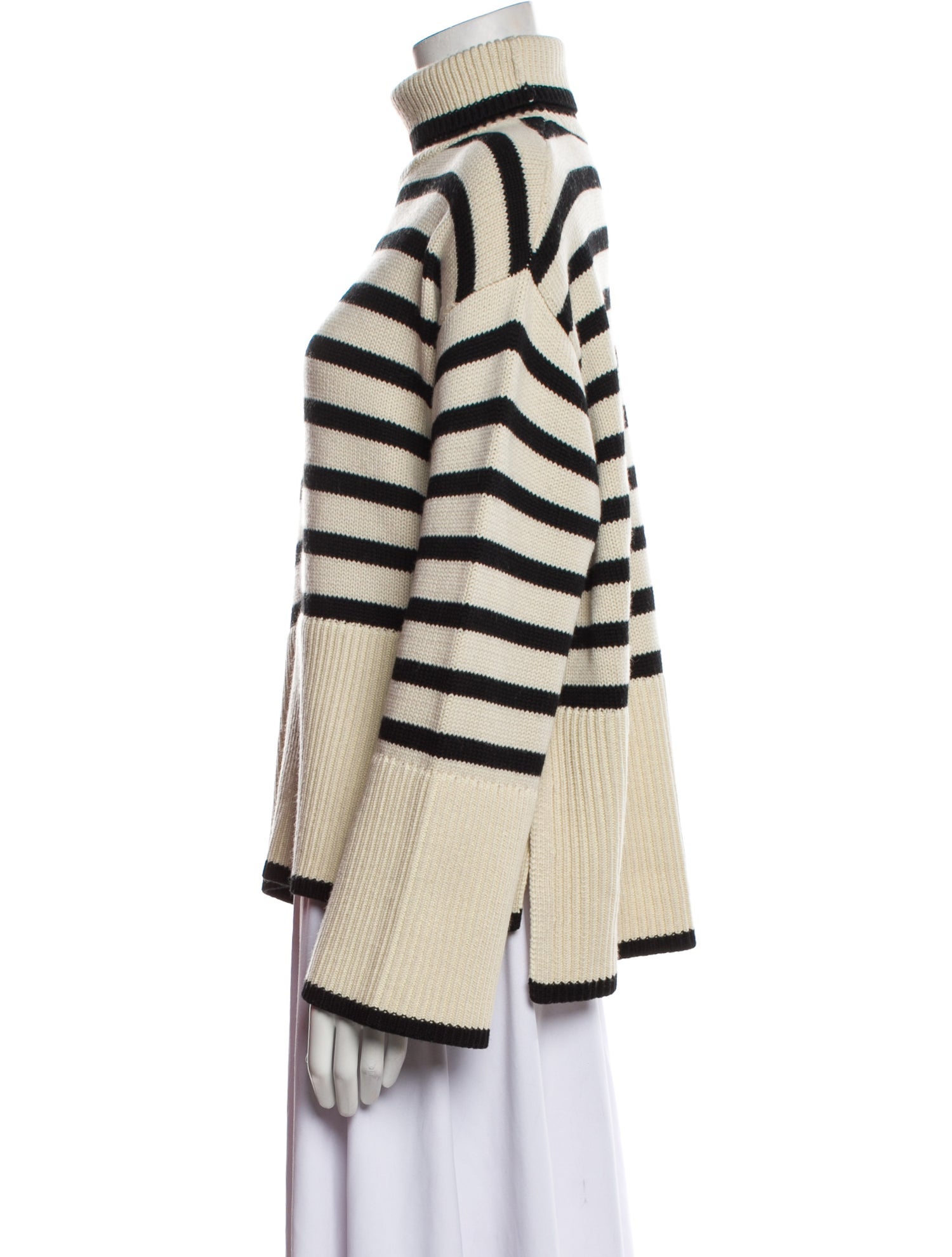 TOTEME Striped Turtleneck Sweater
