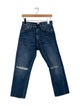 TOTEME Mid-Rise Straight Leg Jeans