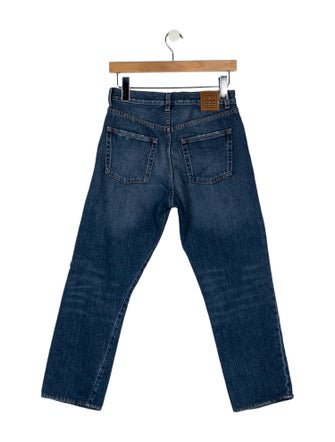 TOTEME Mid-Rise Straight Leg Jeans