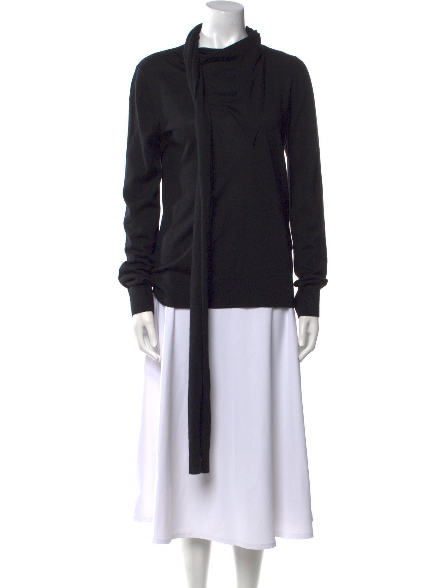 TOTEME 2024 Draped Scarf Sweater