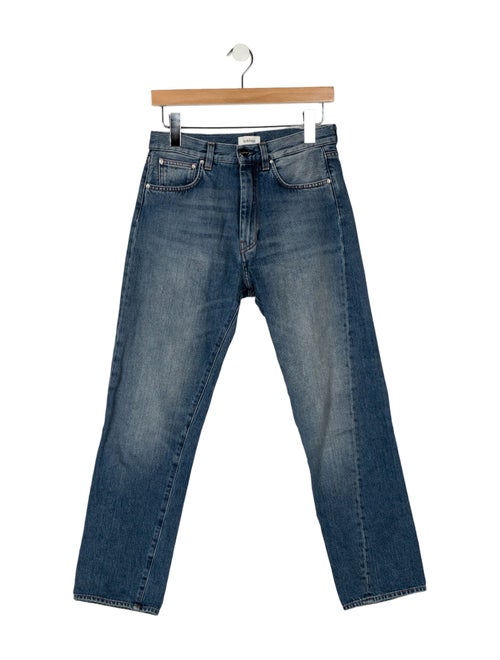 TOTEME Mid-Rise Straight Leg Jeans
