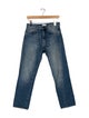 TOTEME Mid-Rise Straight Leg Jeans