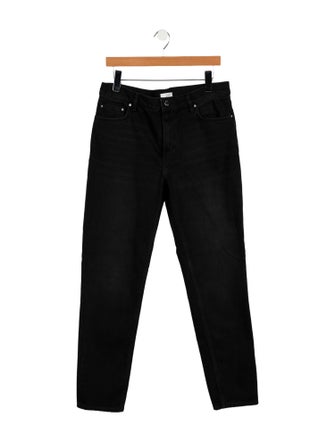 TOTEME Mid-Rise Straight Leg Jeans