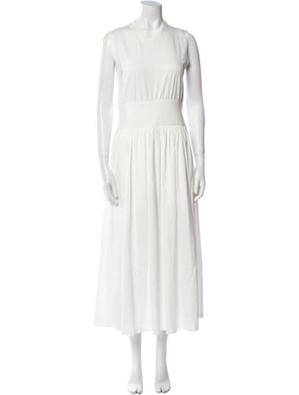 TOTEME Square Neckline Long Dress