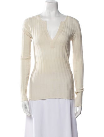 TOTEME Wool V-Neck Sweater