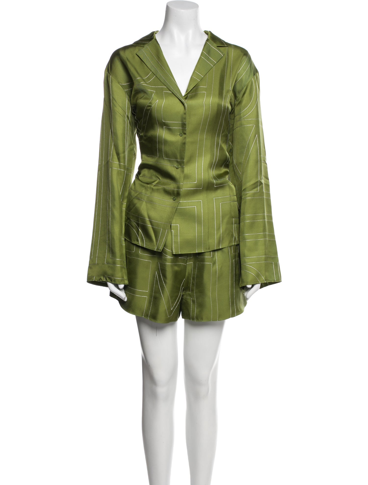 TOTEME Silk Short Set