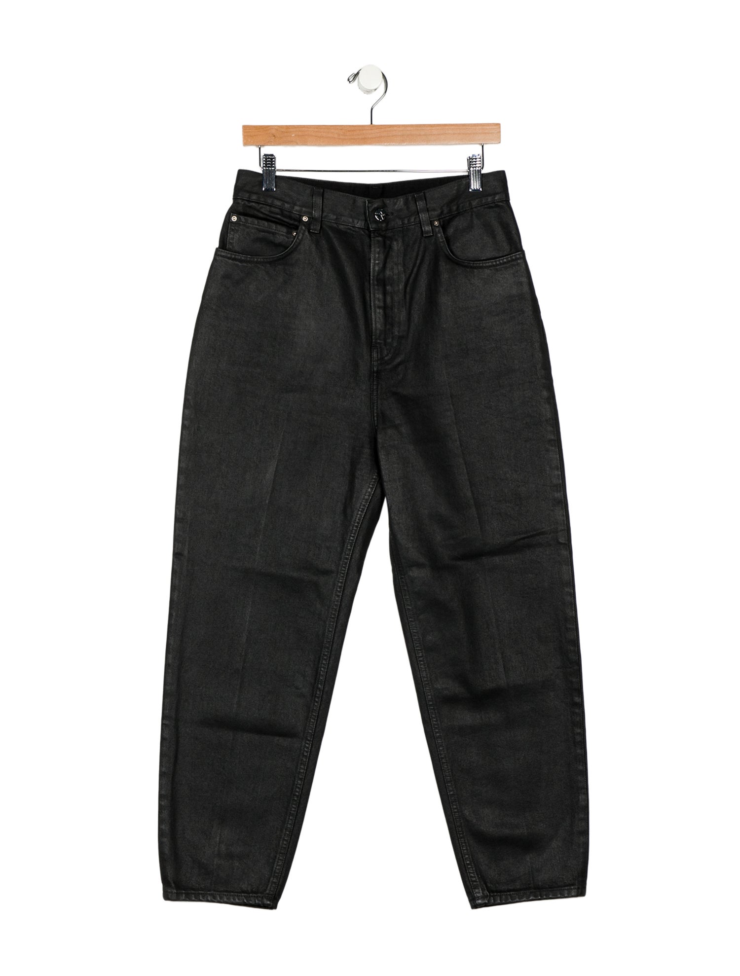 TOTEME High-Rise Straight Leg Jeans