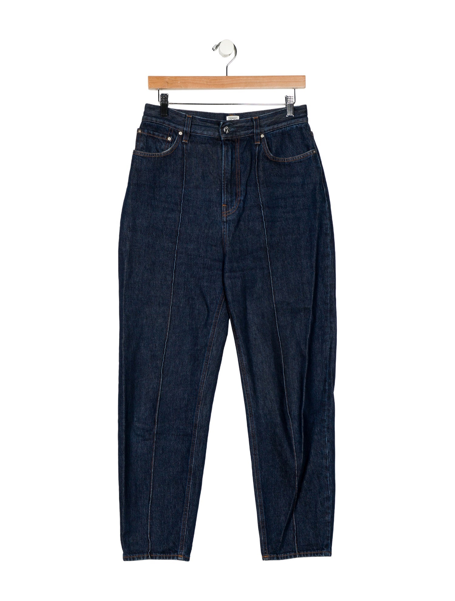 TOTEME High-Rise Straight Leg Jeans