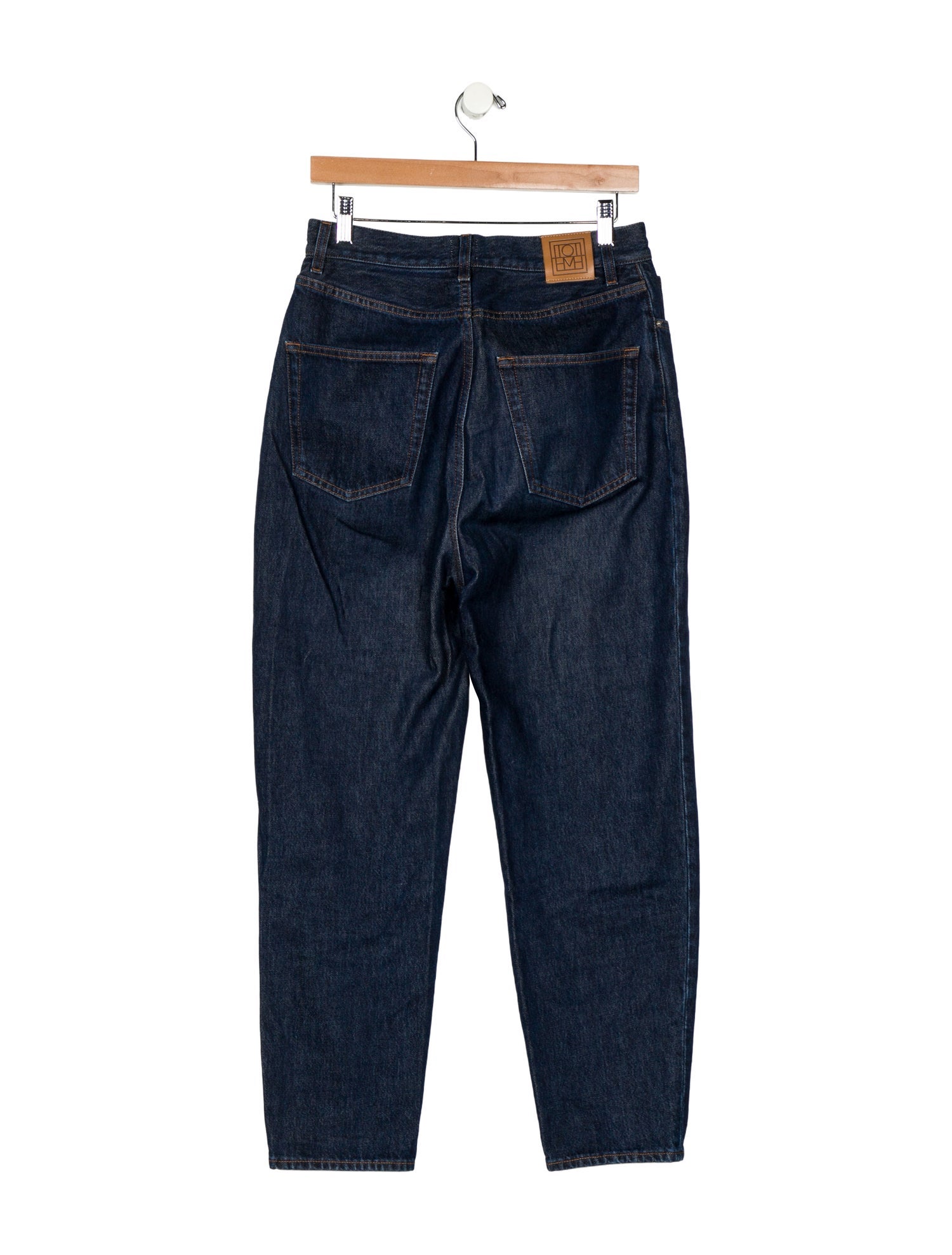 TOTEME High-Rise Straight Leg Jeans