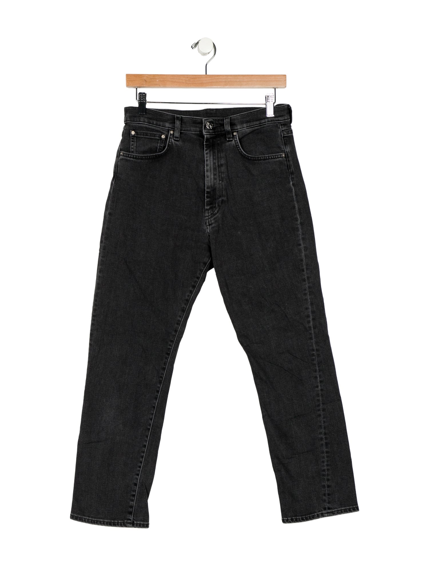 TOTEME High-Rise Straight Leg Jeans