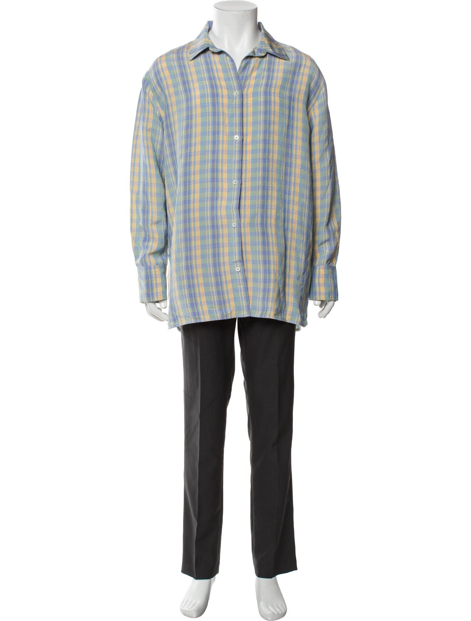 TOTEME Striped Long Sleeve Dress Shirt